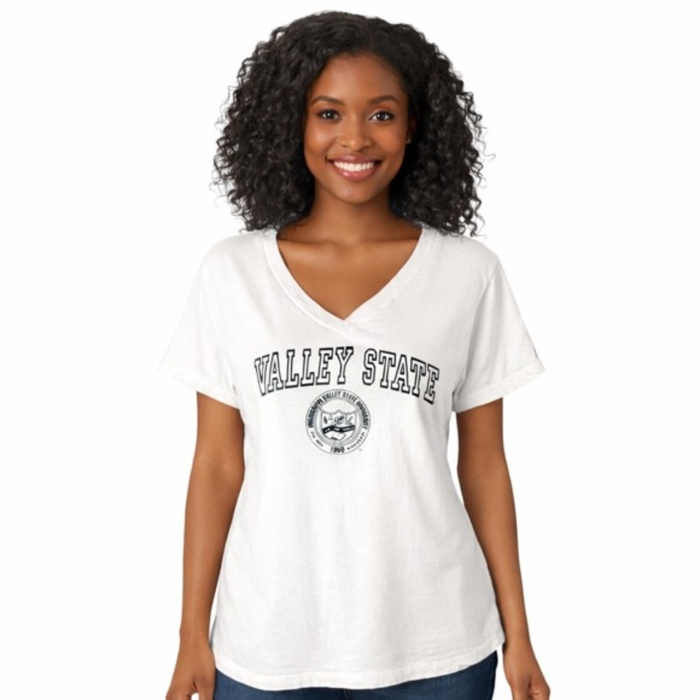 Russell‎ Athletic Mississippi Valley State University V-Neck T-Shirt M 88-22